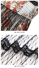 Load image into Gallery viewer, Summer 2019 New Brand Sexy Hollow Screen Skirt Printed Chiffon Two Dresses 69201