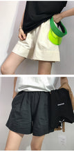 Load image into Gallery viewer, Summer 2019 new Korean women's high waist loose leggings casual slim elastic waist A shorts 3535