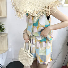 Load image into Gallery viewer, Summer 2019 New Temperament Printed Shorts for Women's Wear Ultra Short Fashion Leisure Suits Wholesale 3533