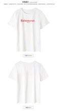 Load image into Gallery viewer, 2011 Summer New Brand Women's Suit Set Head Letter Printed Loose T-shirt Women's Leisure 100-tie Knitted Shirts 51128