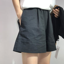 Load image into Gallery viewer, Summer 2019 new Korean women's high waist loose leggings casual slim elastic waist A shorts 3535