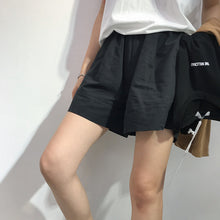 Load image into Gallery viewer, Summer 2019 new Korean women's high waist loose leggings casual slim elastic waist A shorts 3535