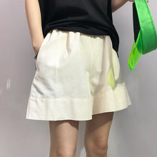 Load image into Gallery viewer, Summer 2019 new Korean women's high waist loose leggings casual slim elastic waist A shorts 3535