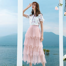 Load image into Gallery viewer, Summer 2019 New Brand Women's Suit, Head Printed Blouse, Top Temperament, Baitie Chiffon Blouse 51129