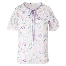 Load image into Gallery viewer, Summer 2019 New Brand Women's Suit, Head Printed Blouse, Top Temperament, Baitie Chiffon Blouse 51129
