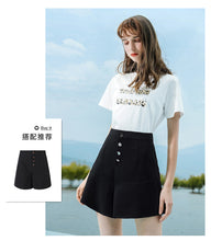 Load image into Gallery viewer, 2011 Summer New Brand Women's Wear Letter Printed Loose Women's T-shirt Urban Leisure Knitted Top 51162