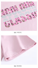 Load image into Gallery viewer, 2011 Summer New Brand Women's Wear Letter Printed Loose Women's T-shirt Urban Leisure Knitted Top 51162