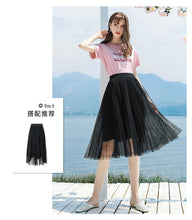Load image into Gallery viewer, 2011 Summer New Brand Women's Wear Letter Printed Loose Women's T-shirt Urban Leisure Knitted Top 51162