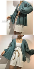 Load image into Gallery viewer, Summer 2019 simple urban leisure Korean turtleneck loose women's T-shirt origin 3589