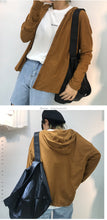 Load image into Gallery viewer, Summer 2019 simple urban leisure Korean turtleneck loose women's T-shirt origin 3589