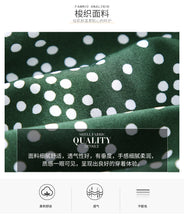 Load image into Gallery viewer, Summer 2019 new high-quality women's shuttle weaving stitching wave point 100-tie A-shaped skirt temperament famous half-length skirt 25063
