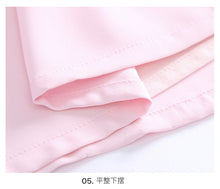 Load image into Gallery viewer, 2019 Summer new boutique women's round collar pullover pure color shirt sweet hundred snow sweater 56709