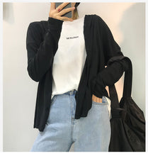 Load image into Gallery viewer, Summer 2019 simple urban leisure Korean turtleneck loose women's T-shirt origin 3589