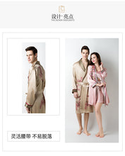 Load image into Gallery viewer, 19 Mm Heavy Lover Suit Silk Pajamas for Men Spring and Summer Cheongsam Home Clothing Factory