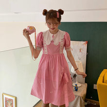 Load image into Gallery viewer, 2019 New Girl Dress Ghost Horse Girl Chic Retro-aged Butterfly Knot Clothes 8642