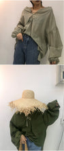 Load image into Gallery viewer, Summer 2019 sweet temperament Korean pullover V-neck loose blouse factory wholesale 3607