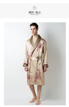 Load image into Gallery viewer, 19 Mm Heavy Lover Suit Silk Pajamas for Men Spring and Summer Cheongsam Home Clothing Factory