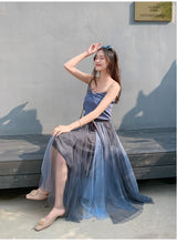 Load image into Gallery viewer, Super-Fire Mesh Spliced Half-length Skirt