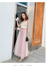 Load image into Gallery viewer, Super-Fire Mesh Spliced Half-length Skirt
