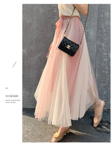Load image into Gallery viewer, Super-Fire Mesh Spliced Half-length Skirt