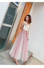 Load image into Gallery viewer, Super-Fire Mesh Spliced Half-length Skirt