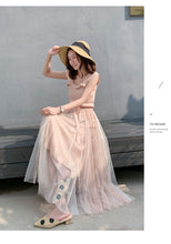 Load image into Gallery viewer, Super-Fire Mesh Spliced Half-length Skirt