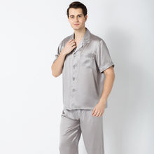 Load image into Gallery viewer, Summer 2019 New Men's Housewear 100 Silk Couple Sleepwear Factory Direct Wholesale