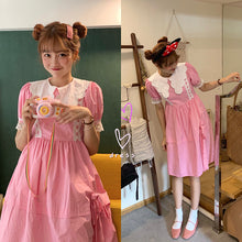 Load image into Gallery viewer, 2019 New Girl Dress Ghost Horse Girl Chic Retro-aged Butterfly Knot Clothes 8642