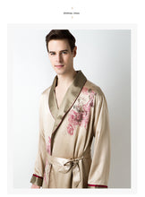 Load image into Gallery viewer, 19 Mm Heavy Lover Suit Silk Pajamas for Men Spring and Summer Cheongsam Home Clothing Factory
