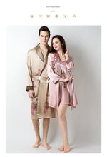 Load image into Gallery viewer, 19 Mm Heavy Lover Suit Silk Pajamas for Men Spring and Summer Cheongsam Home Clothing Factory