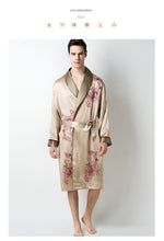 Load image into Gallery viewer, 19 Mm Heavy Lover Suit Silk Pajamas for Men Spring and Summer Cheongsam Home Clothing Factory