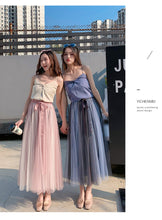 Load image into Gallery viewer, Super-Fire Mesh Spliced Half-length Skirt