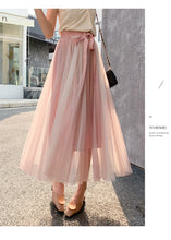 Load image into Gallery viewer, Super-Fire Mesh Spliced Half-length Skirt