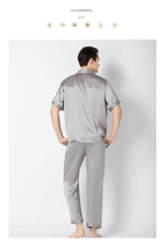 Load image into Gallery viewer, Summer 2019 New Men's Housewear 100 Silk Couple Sleepwear Factory Direct Wholesale