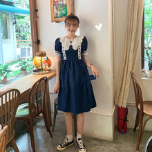 Load image into Gallery viewer, 2019 New Girl Dress Ghost Horse Girl Chic Retro-aged Butterfly Knot Clothes 8642
