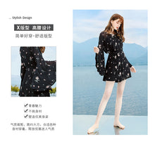 Load image into Gallery viewer, 2019 Summer new boutique women's printing loose shorts lady chic thin chiffon jumpsuit 88808
