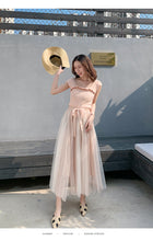Load image into Gallery viewer, Super-Fire Mesh Spliced Half-length Skirt
