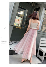 Load image into Gallery viewer, Super-Fire Mesh Spliced Half-length Skirt
