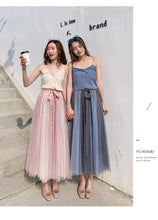 Load image into Gallery viewer, Super-Fire Mesh Spliced Half-length Skirt