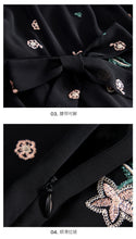 Load image into Gallery viewer, 2019 Summer new boutique women's printing loose shorts lady chic thin chiffon jumpsuit 88808