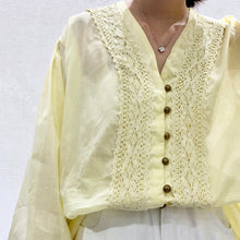 Load image into Gallery viewer, 2019 summer temperament regular cardigan long sleeve V-neck loose blouse wholesale 3633