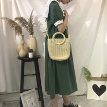 Load image into Gallery viewer, New cotton and hemp dress in summer of 2019