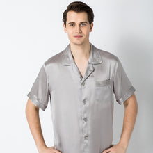 Load image into Gallery viewer, Summer 2019 New Men's Housewear 100 Silk Couple Sleepwear Factory Direct Wholesale