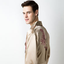Load image into Gallery viewer, 19 Mm Heavy Lover Suit Silk Pajamas for Men Spring and Summer Cheongsam Home Clothing Factory