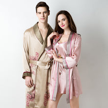 Load image into Gallery viewer, 19 Mm Heavy Lover Suit Silk Pajamas for Men Spring and Summer Cheongsam Home Clothing Factory