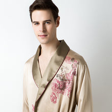 Load image into Gallery viewer, 19 Mm Heavy Lover Suit Silk Pajamas for Men Spring and Summer Cheongsam Home Clothing Factory