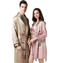 Load image into Gallery viewer, 19 Mm Heavy Lover Suit Silk Pajamas for Men Spring and Summer Cheongsam Home Clothing Factory