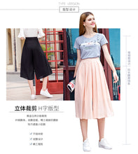 Load image into Gallery viewer, Summer New Brand Women's Dresses with Pleats 88 307 Metropolitan Leisure Broad-legged Pants