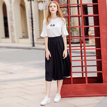 Load image into Gallery viewer, Summer New Brand Women's Dresses with Pleats 88 307 Metropolitan Leisure Broad-legged Pants