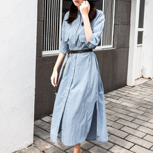 Load image into Gallery viewer, 2019 New Solid Color Urban Leisure AliExpress Under 10% High Waist and Split Skirt